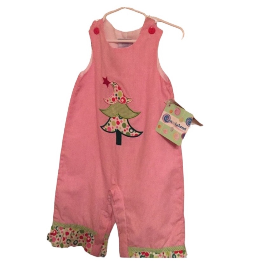 Baby Christmas Tree romper SZ 6 mo